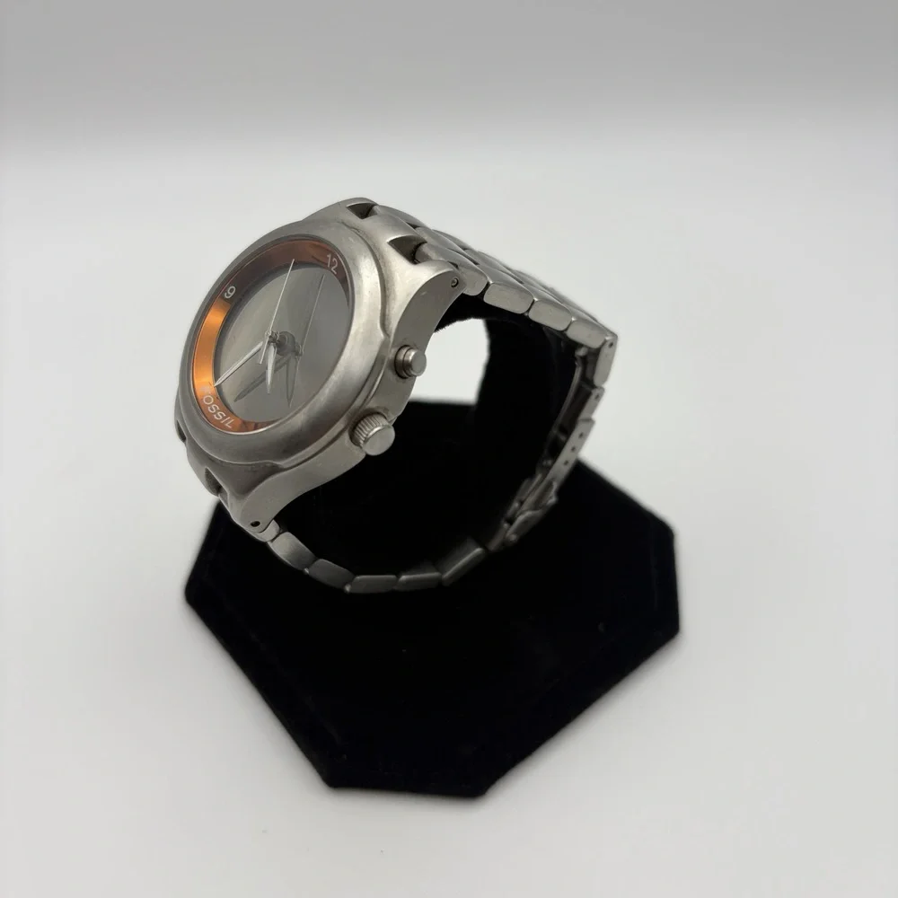 Fossil Kaleido University of Texas Stainless Steel Watch Needs Battery 35mm